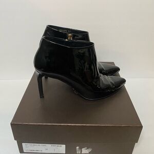 Gucci Patent Leather Ankle Boots